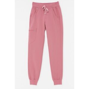 Figs BCA Womens Scrub Pants Joggers Size Xxs Retired Pink Rose Small Flaw